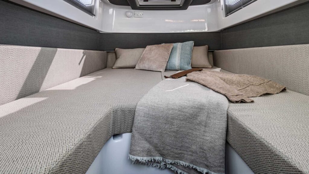 Interior view from the yacht Calypso